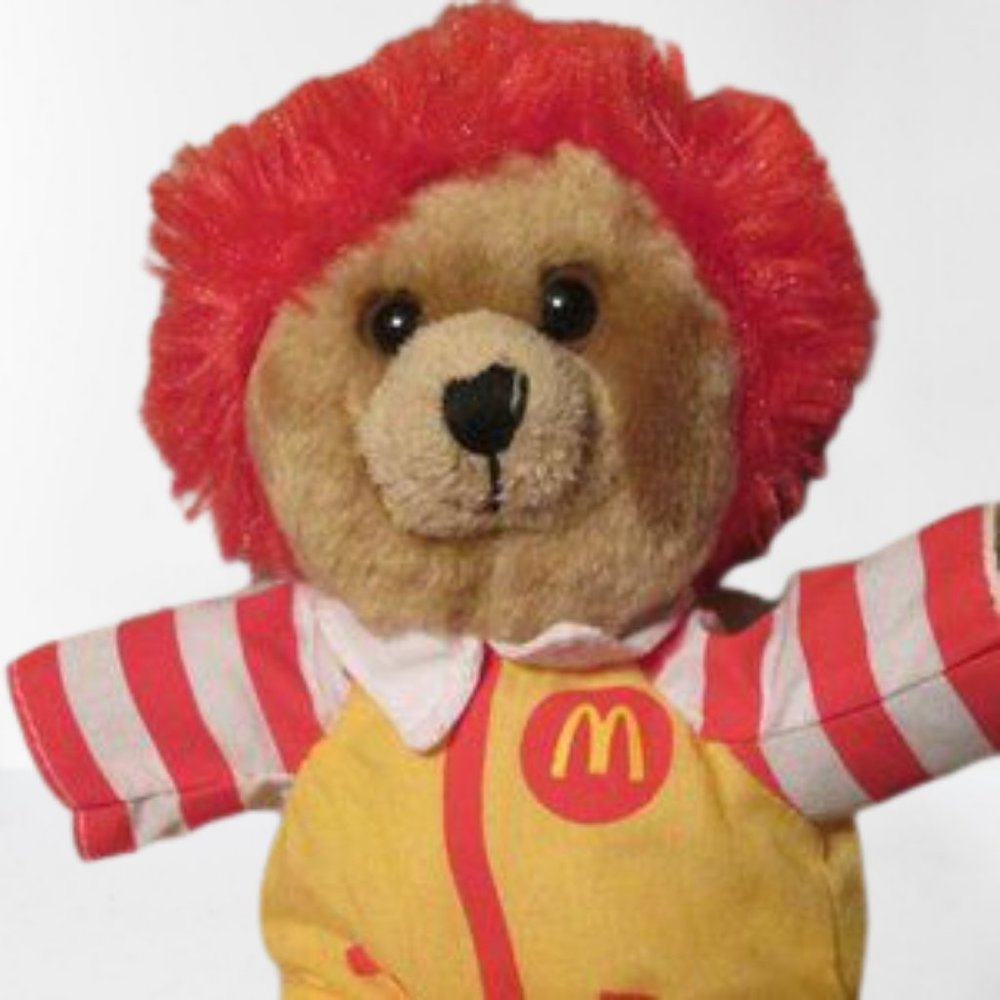 McDonalds 8" Build-A-Bear Workshop 8" Teddy Bear